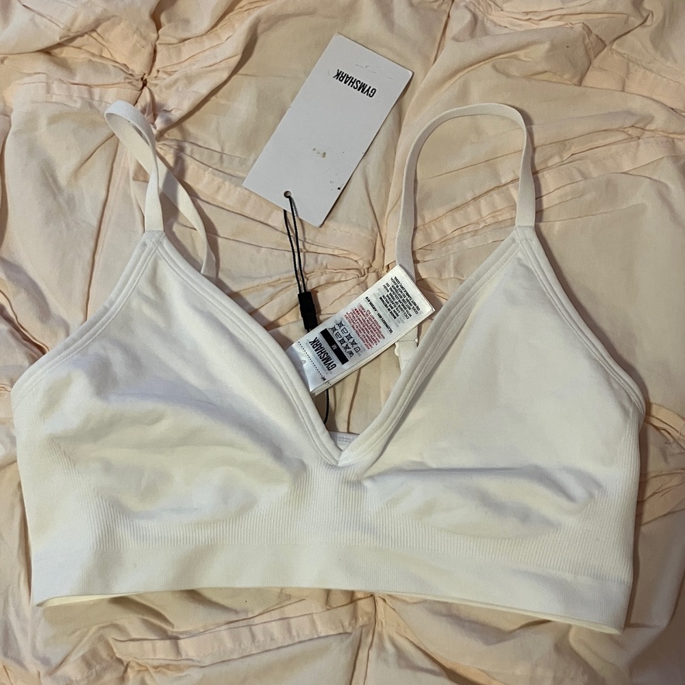 Gymshark White Bralette - Picture 1 of 5